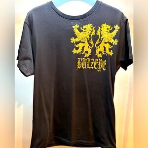 Black labs couture. Black t shirt L size. With front and back stone detail.